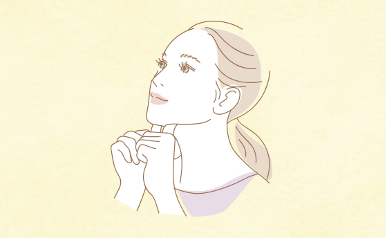 すぐに風邪、ひいてない？就寝前の3秒で、舌下腺と顎下腺をマッサージ