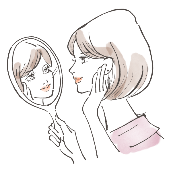 お顔のリフトアップ